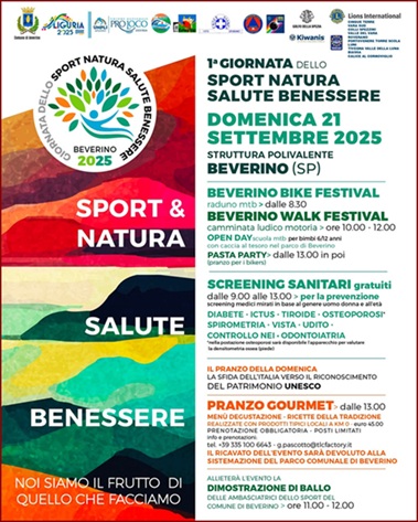 Locandina 1 giornata sport natura salute benessere 21 settembre 2025