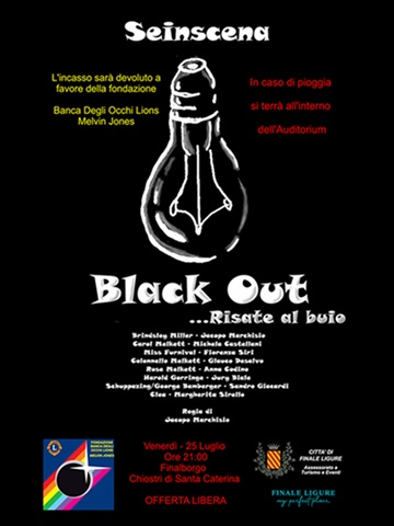 Locandina  Black out - risate al buio 25 luglio 2025