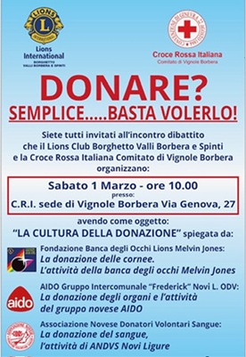 Loconadina Conferenza "Donare....basta volerlo (1_marzo_2025)