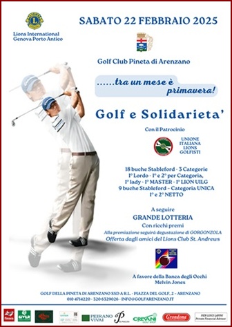 Gara di Golf - Arenzano 22 febbraio 2025