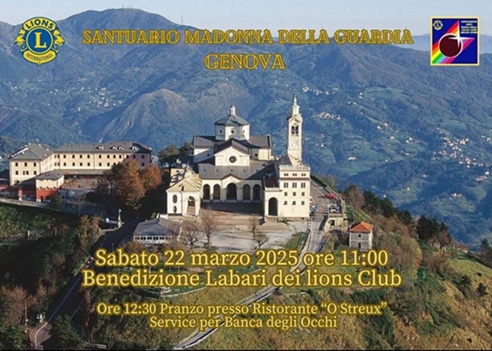 Benedizione Lbari dei Lions Clubs - 22 marzo 2025