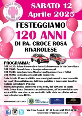 Locandina Screening Oculistici gratuiti presso Croce Rosa Rivarolese 12 aprile 2025
